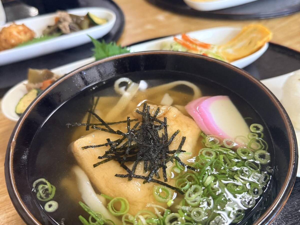 岡山県笠岡でいただいたうどん