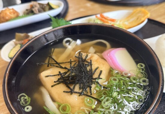 岡山県笠岡でいただいたうどん